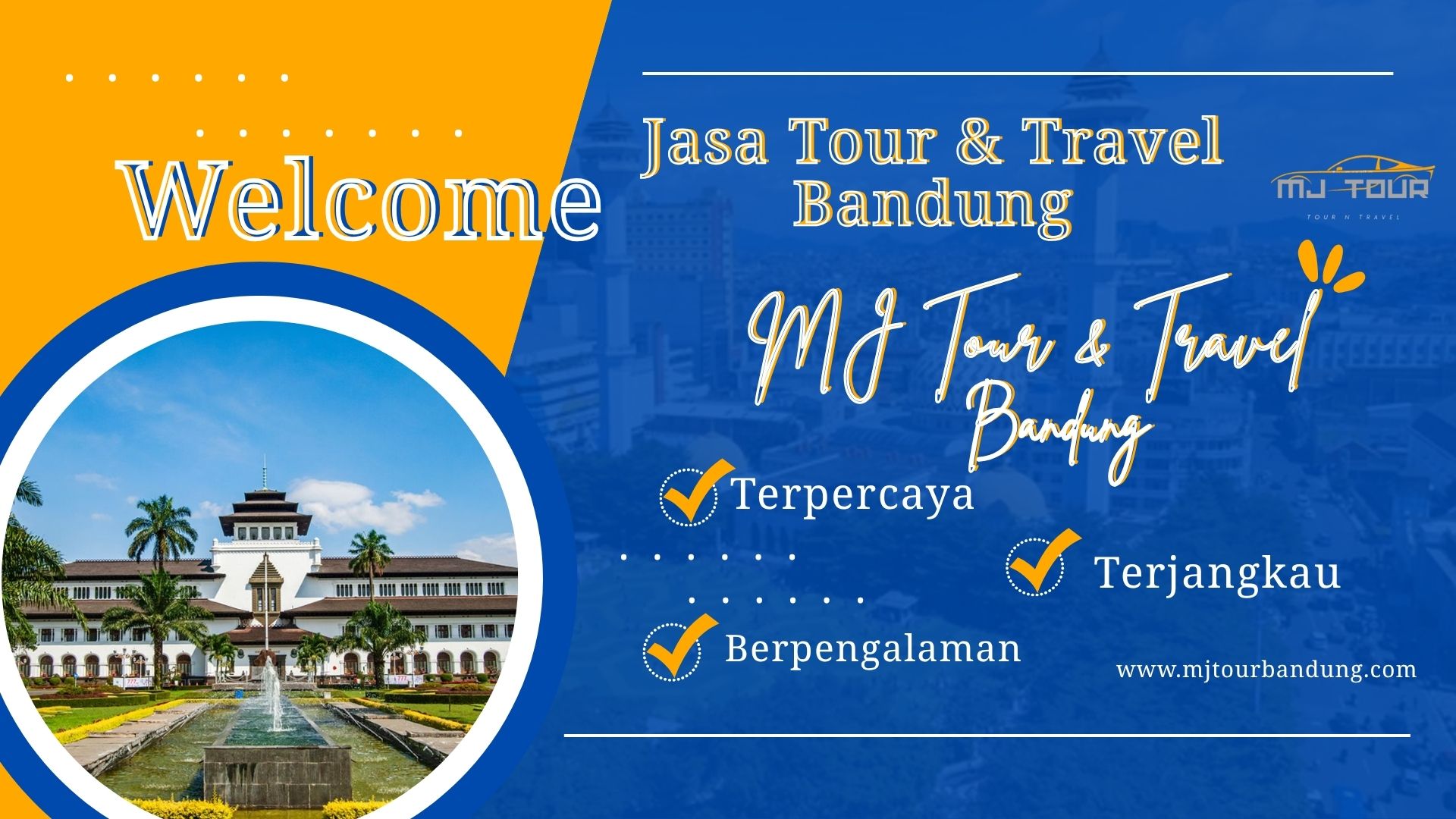 Layanan tour dan rental mobil di Bandung oleh MJ Tour
